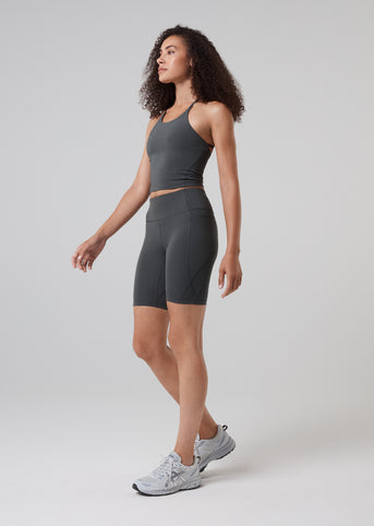 Higher Power Vest Top - Ash